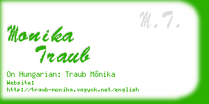 monika traub business card
