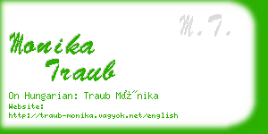 monika traub business card